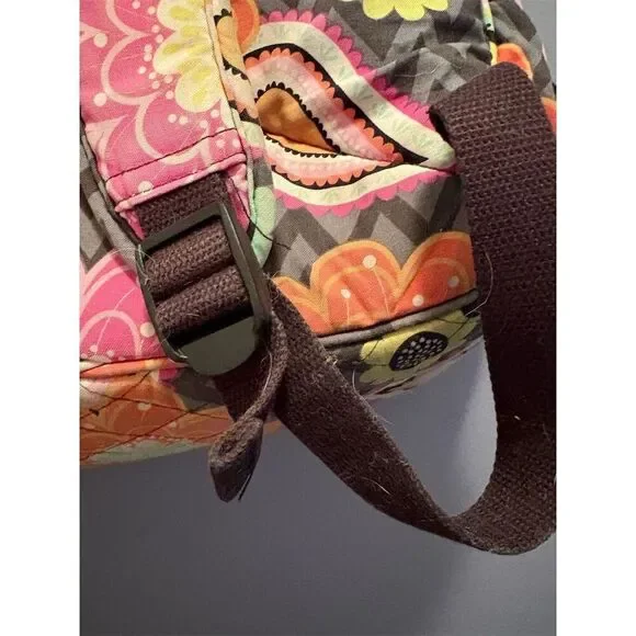 Vera Bradley Floral Multicolor Backpack Unisex Casual Adjustable Straps - Picture 8 of 14